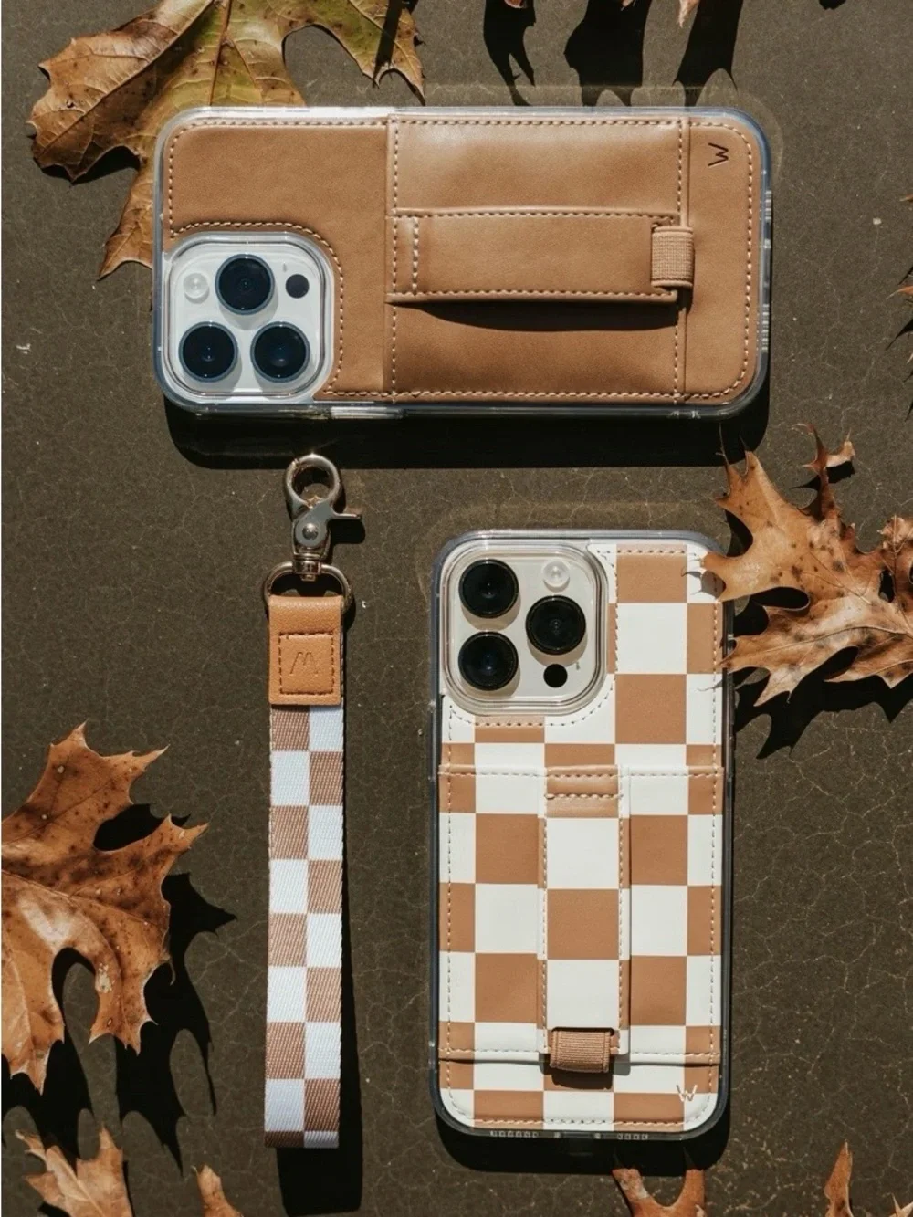 Walli Cases “Camel & Chestnut Checks” Our Faux Farmhouse New iPhone 13 Pro Max
